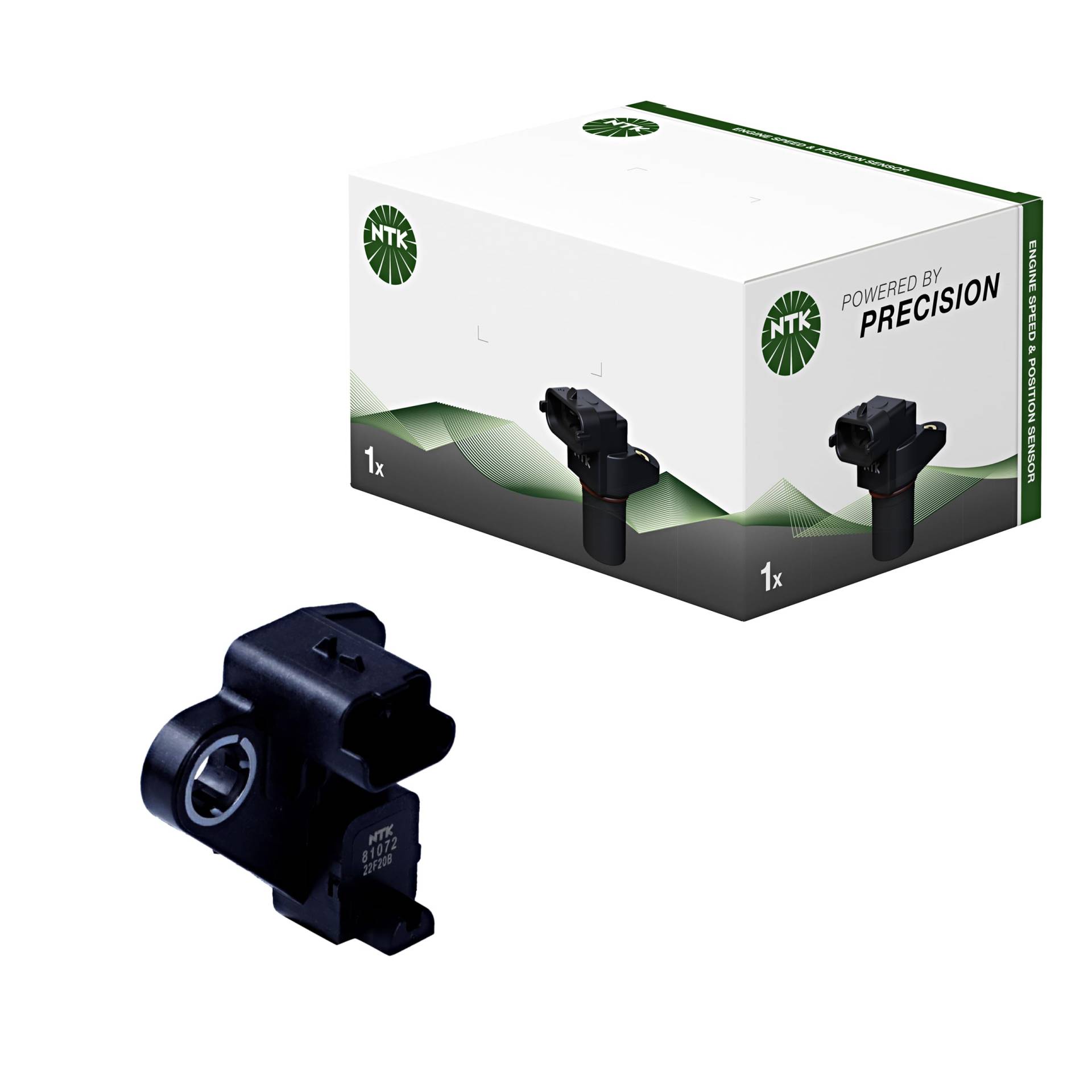 NTK 81072 Kurbelwellensensor, CHN3-A073 | Drehzahl-/Positionssensoren | 1 Stück, Schwarz NTK 81072 Kurbelwellensensor, CHN3-A073 | Drehzahl-/Positionssensoren | 1 Stück, Schwarz von NTK