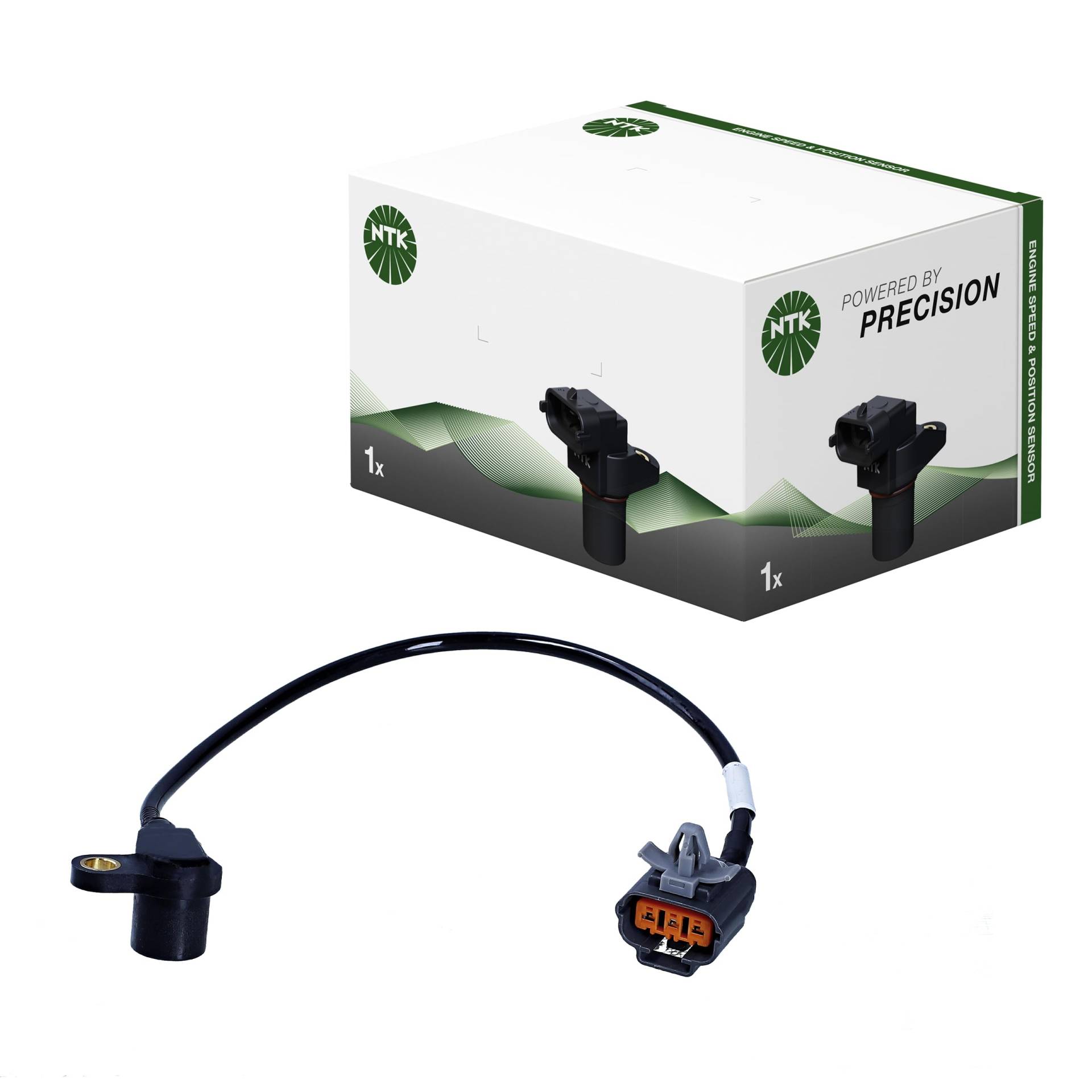 NTK 81085 Kurbelwellensensor, CMC3-V086 | Drehzahl-/Positionssensoren | 1 Stück, Schwarz von NTK