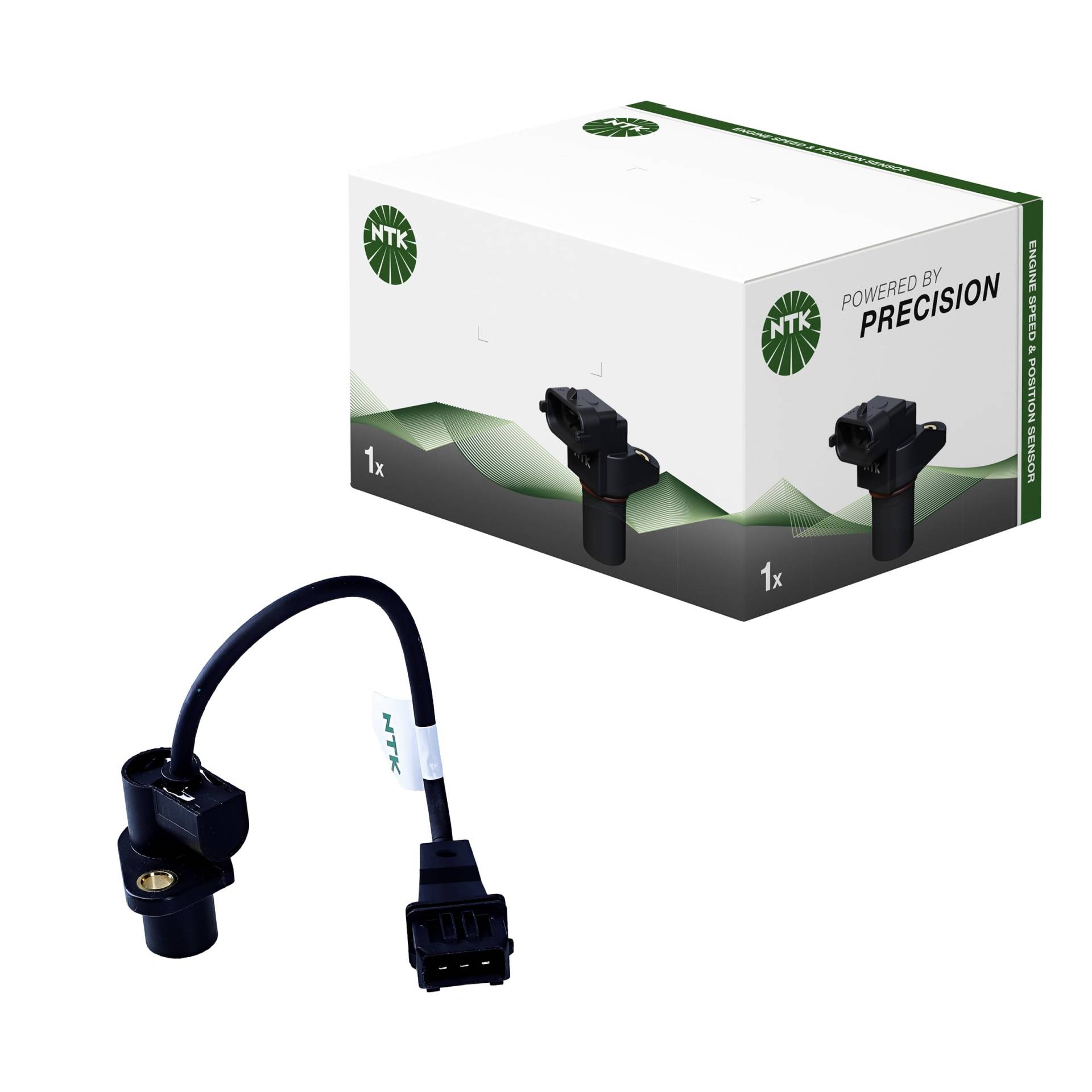 NTK 81240 Kurbelwellensensor, CHC3-A241 | Drehzahl-/Positionssensoren | 1 Stück, Schwarz NTK 81240 Kurbelwellensensor, CHC3-A241 | Drehzahl-/Positionssensoren | 1 Stück, Schwarz von NTK
