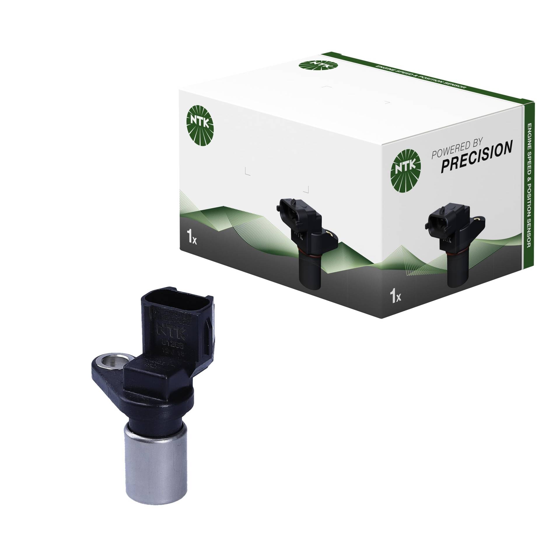 NTK 81268 Kurbelwellensensor, CMN2-V269 | Drehzahl-/Positionssensoren | 1 Stück, Schwarz NTK 81268 Kurbelwellensensor, CMN2-V269 | Drehzahl-/Positionssensoren | 1 Stück, Schwarz von NTK