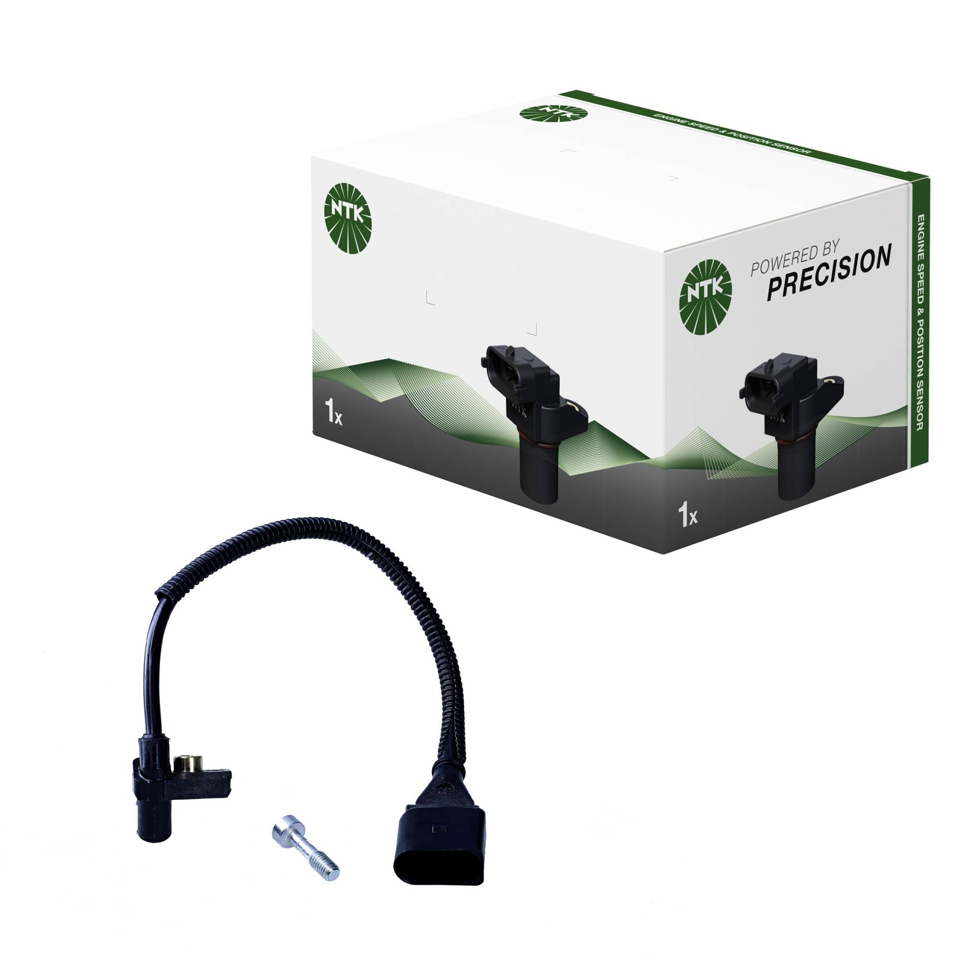 NTK 81299 Kurbelwellensensor, CHC3-V300 | Drehzahl-/Positionssensoren | 1 Stück, Schwarz von NTK