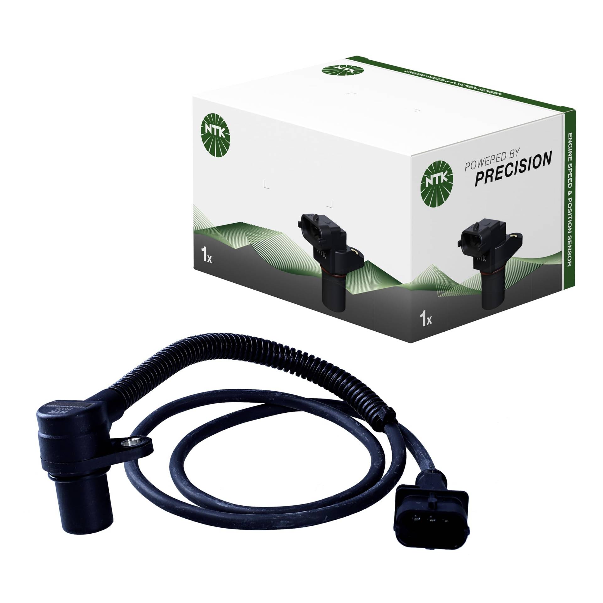 NTK 81356 Kurbelwellensensor, CMC3-V357 | Drehzahl-/Positionssensoren | 1 Stück, Schwarz NTK 81356 Kurbelwellensensor, CMC3-V357 | Drehzahl-/Positionssensoren | 1 Stück, Schwarz von NTK