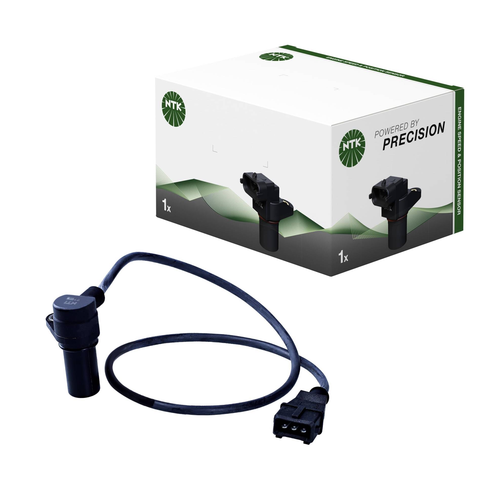 NTK 81400 Kurbelwellensensor, CMC3-A401 | Drehzahl-/Positionssensoren | 1 Stück, Schwarz NTK 81400 Kurbelwellensensor, CMC3-A401 | Drehzahl-/Positionssensoren | 1 Stück, Schwarz von NTK