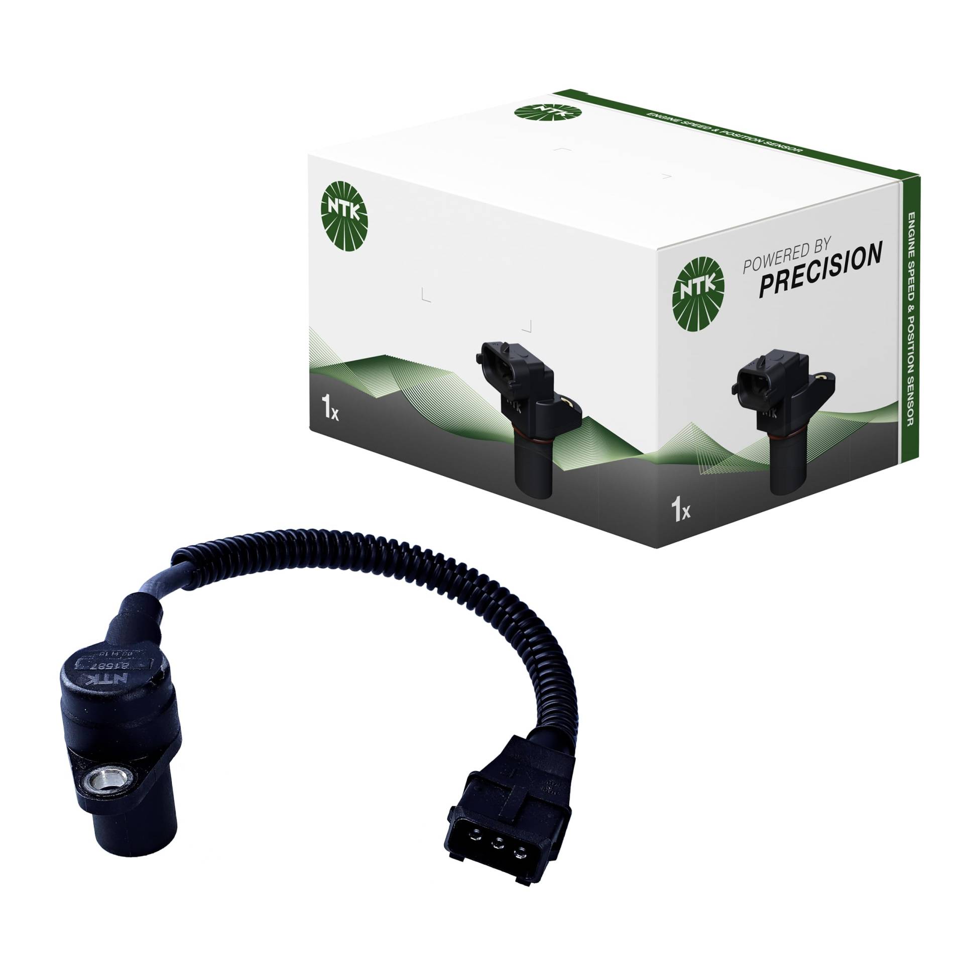 NTK 81537 Kurbelwellensensor, CMC3-A538 | Drehzahl-/Positionssensoren | 1 Stück, Schwarz NTK 81537 Kurbelwellensensor, CMC3-A538 | Drehzahl-/Positionssensoren | 1 Stück, Schwarz von NTK