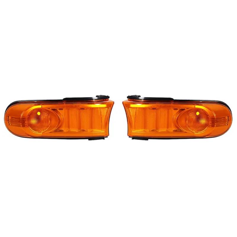 Auto-Außenzubehör, kompatibel mit Toyota FJ Cruiser 2007–2020, linkes und rechtes vorderes Blinkergehäuse, Ecklichtgehäuse ohne Glühbirne(Left and Right) von NTOLAMPIX
