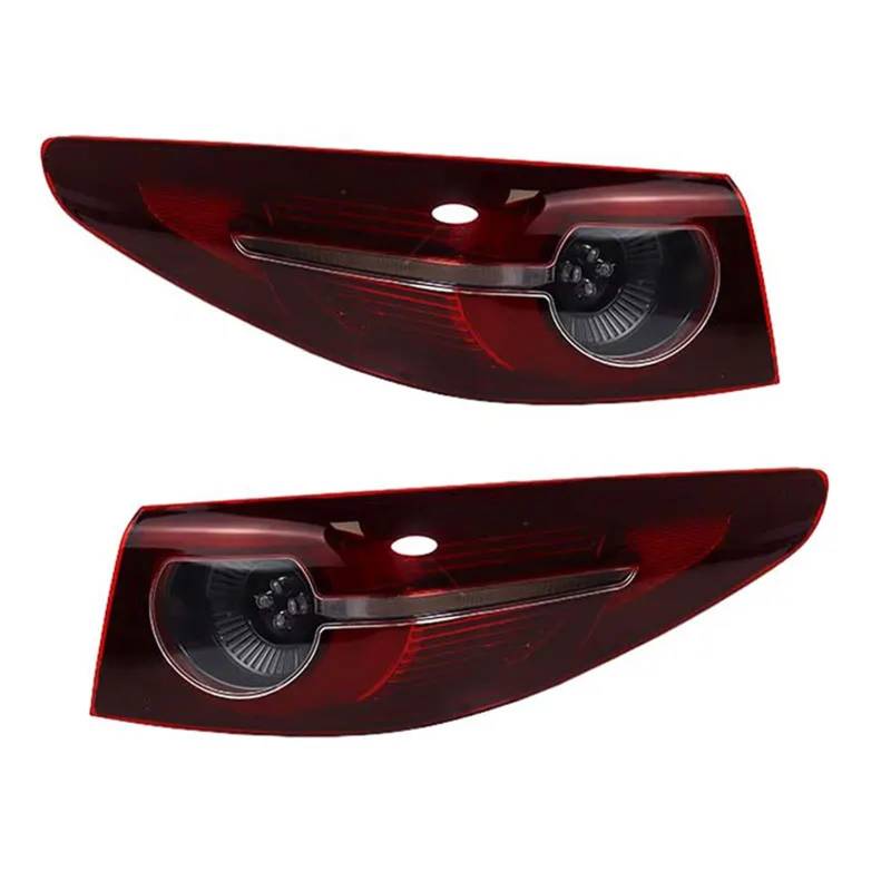 Kompatibel mit Mazda 3 Limousine 2019 2020 2021 Auto Links Rechts LED Rücklicht Warnbremse Stopplicht Blinker Lampe Zubehör(Outside Left Right) von NTOLAMPIX
