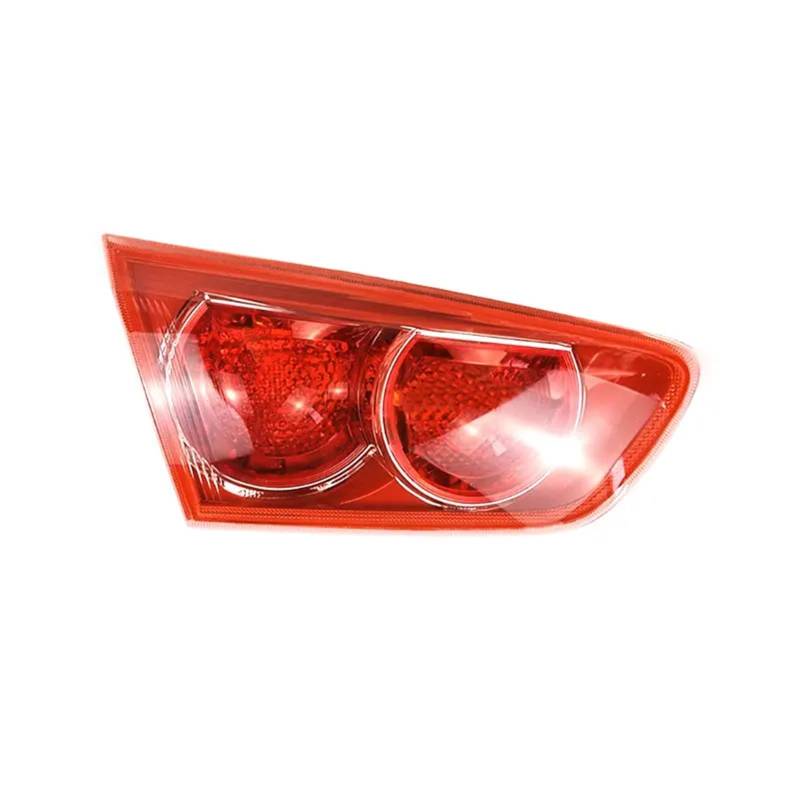 Zubehör Kompatibel Mit Mitsubishi Lancer Sedan 2010-2015 Rücklicht Blinker Warnung Bremse Lampe Rücklicht Gehäuse Ohne Blubs(Red Inside Left) von NTOLAMPIX