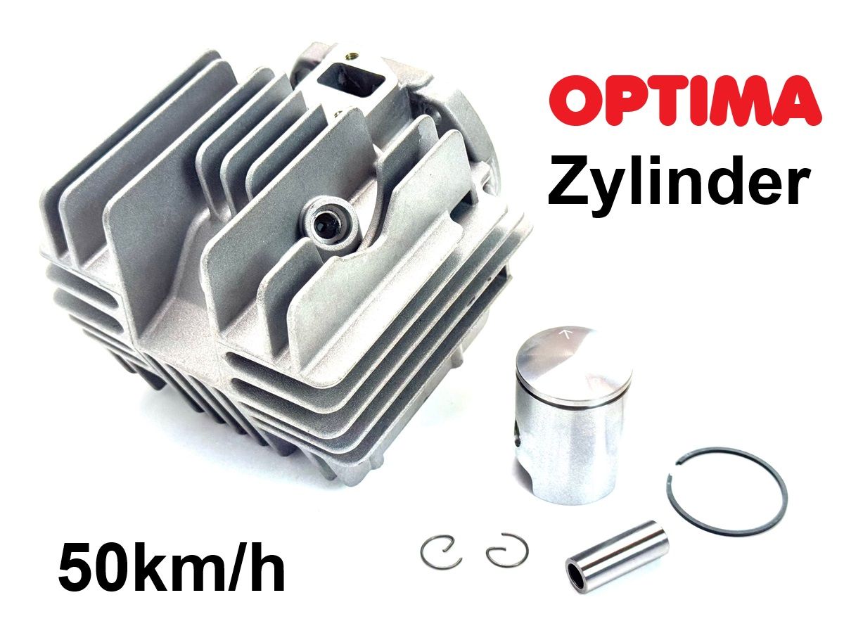 Hercules Optima Zylinder SET 50ccm für Sachs 504 505 auch Prima 2 3 4 5 Mofa ... von NTS