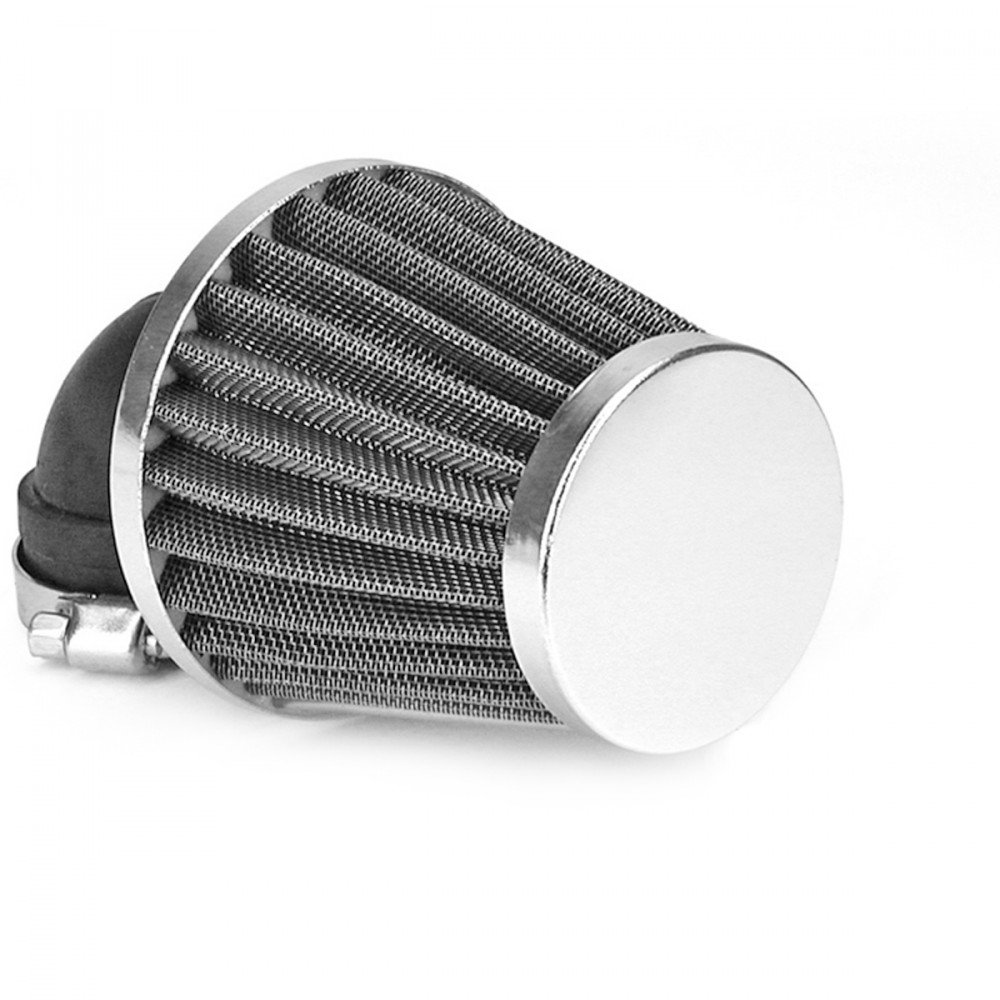 Air Filter TNT Steel Chrome Angled 90 Degree Connection 28/35 mm von TNT