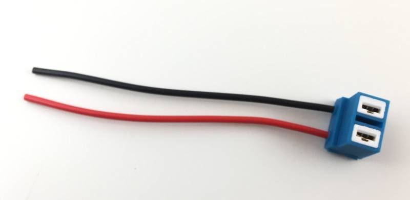 2 x H7 Fassungen Stecker Lampenfassung Sockel + Kabel PX26d für H7 12 Volt von NTY