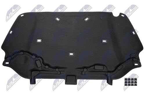NTY Motorraumdämmung EZC-FR-237 für Auto, Schwarz, Kunststoff, Mittelteil, Motorhaube NTY Motorraumdämmung EZC-FR-237 für Auto, Schwarz, Kunststoff, Mittelteil, Motorhaube von NTY