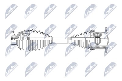 Nty Antriebswelle [Hersteller-Nr. NPW-AU-075] für Audi von NTY