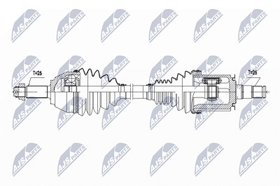 Nty Antriebswelle [Hersteller-Nr. NPW-BM-143] für Mini von NTY