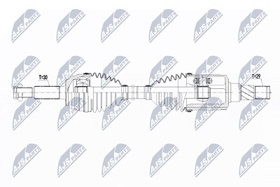 Nty Antriebswelle [Hersteller-Nr. NPW-CH-074] für Tesla von NTY