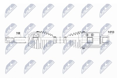 Nty Antriebswelle [Hersteller-Nr. NPW-CH-082] für Tesla von NTY