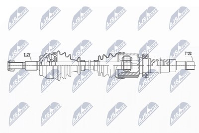 Nty Antriebswelle [Hersteller-Nr. NPW-FR-111] für Ford von NTY