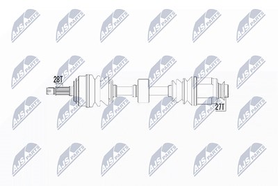 Nty Antriebswelle [Hersteller-Nr. NPW-HD-033] für Honda von NTY