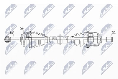 Nty Antriebswelle [Hersteller-Nr. NPW-HY-559] für Hyundai, Kia von NTY