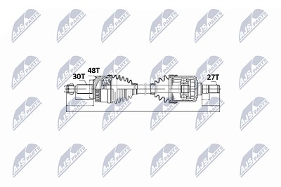 Nty Antriebswelle [Hersteller-Nr. NPW-KA-326] für Hyundai, Kia von NTY