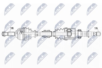 Nty Antriebswelle [Hersteller-Nr. NPW-NS-102] für Nissan von NTY