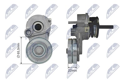 Nty Spannrolle, Keilrippenriemen [Hersteller-Nr. RNK-PL-027] für Alfa Romeo, Chevrolet, Fiat, Opel, Saab, Vauxhall von NTY