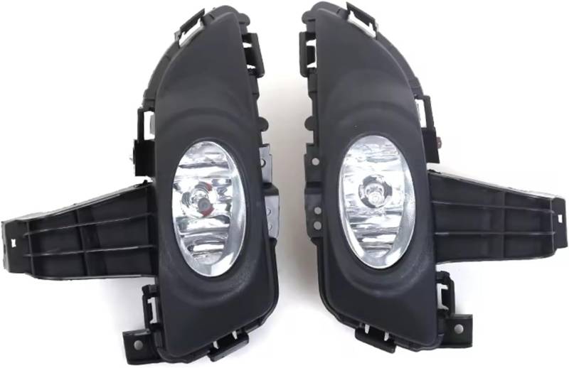 NUGHYVS Nebelscheinwer Kompatibel Für Mazda 3 M3 BK 2003 2004 2005 2006 2007 2008 2009 2010 1.6L,Vordere Nebelscheinwerfer Nebelscheinwerfer-Lichtabdeckung Frontstoßstange Autozubehör von NUGHYVS