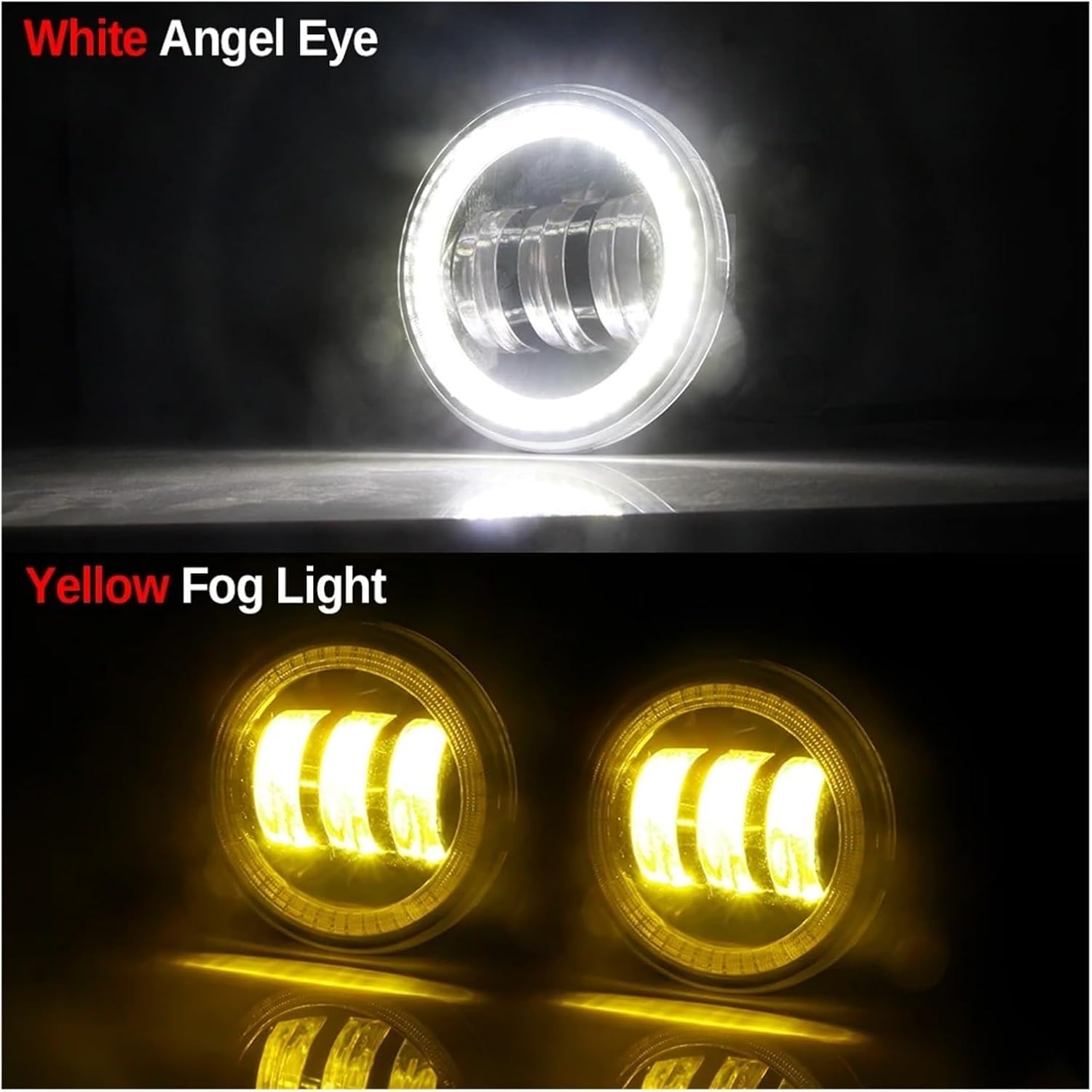NUGHYVS Nebelscheinwer Kompatibel Für Nissan Pathfinder R51 2005-2012,Vordere Nebelscheinwerfer Nebelscheinwerfer-Lichtabdeckung Frontstoßstange Autozubehör,K/Yellow and White NUGHYVS Nebelscheinwer Kompatibel Für Nissan Pathfinder R51 2005-2012,Vordere Nebelscheinwerfer Nebelscheinwerfer-Lichtabdeckung Frontstoßstange Autozubehör,K/Yellow and White von NUGHYVS