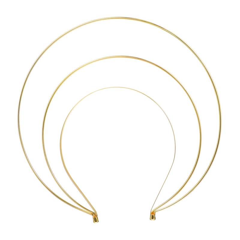 NULYLU Damen Halo Haarreif Aus Dreilagiges Krönchen Haarband Kostü Haarschmuck Für Festivals Partys Und Besondere Anlässe Elegantes Damen Accessoire Für Einzigartige Looks von NULYLU