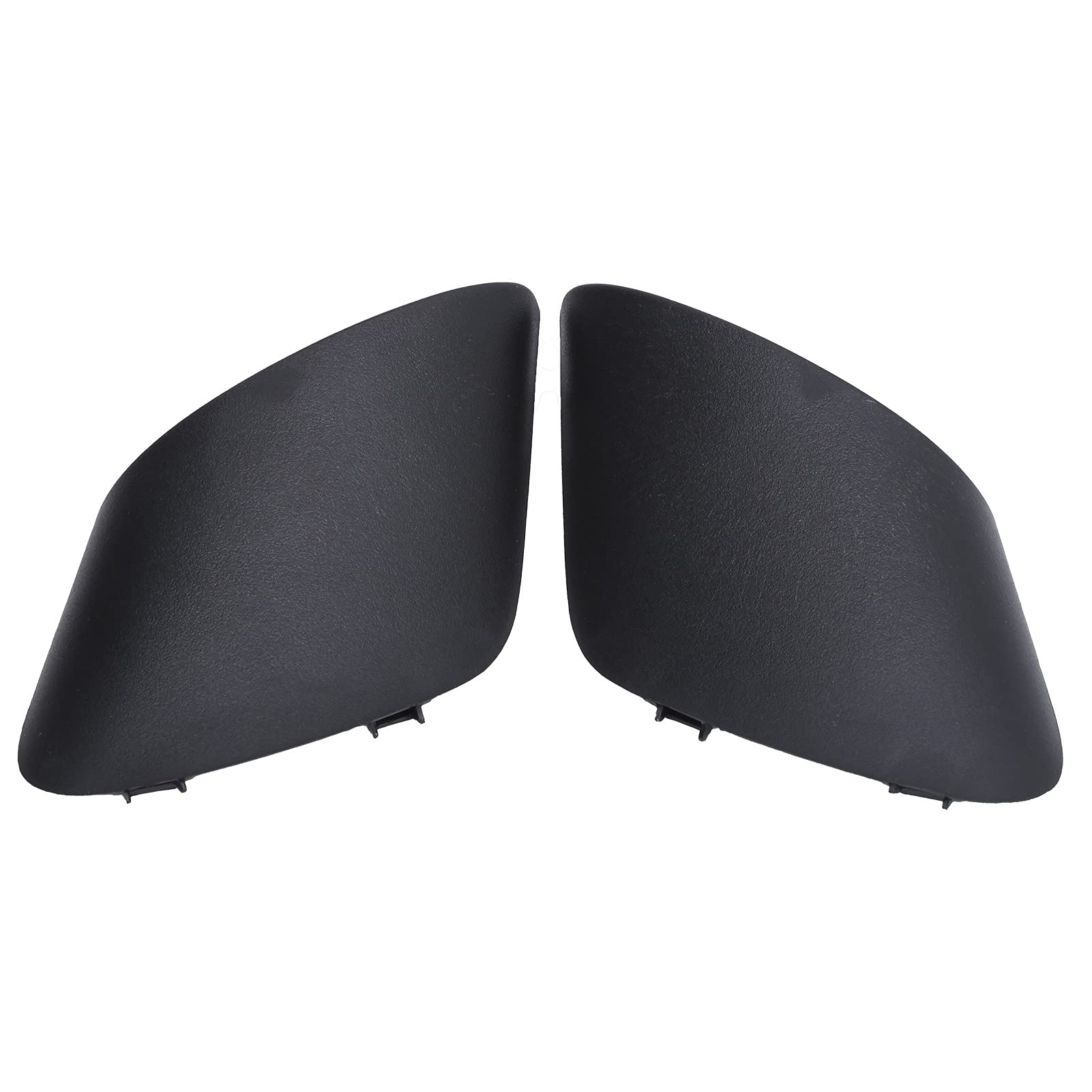 2PCS Türseitiger Spiegelschraubenabdeckung 735539385 Links/Rechts Ersatz für GRANDE PUNTO 2005‑2008, Schwarze ABS Material, Passgenau für Fahrzeuge 2005-2017 von NUMNBE