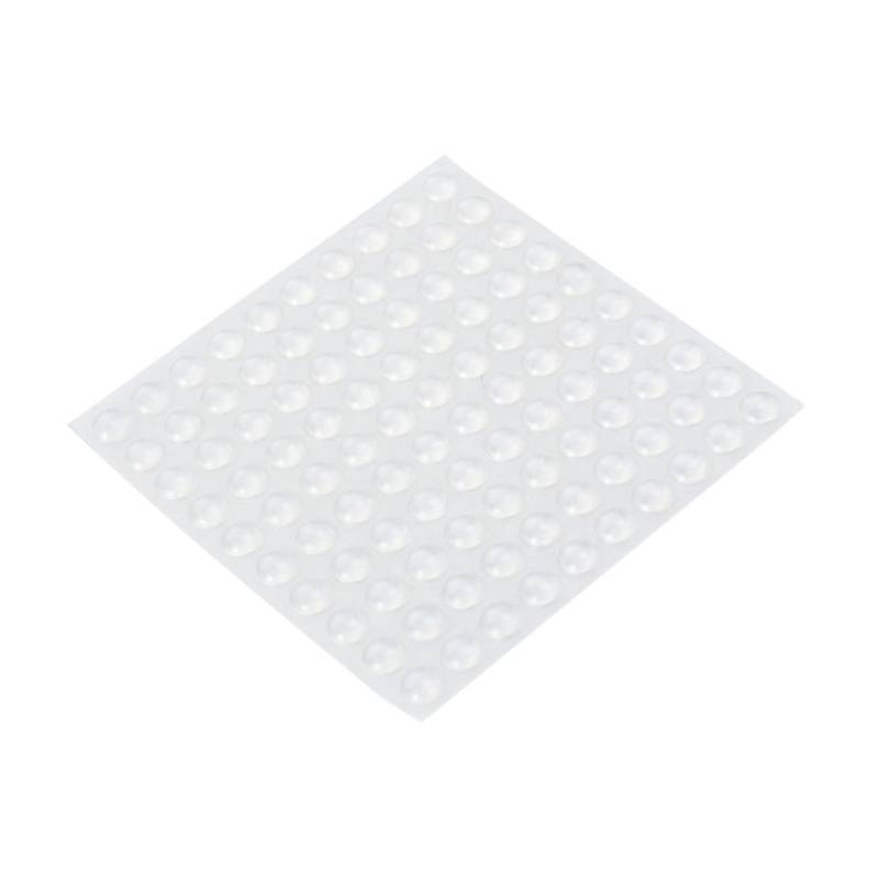 NUOBESTY 100 Stück rutschfeste Matte Anti-Kieselgel-Pad Silikagel-Stoßfänger Absorber von NUOBESTY