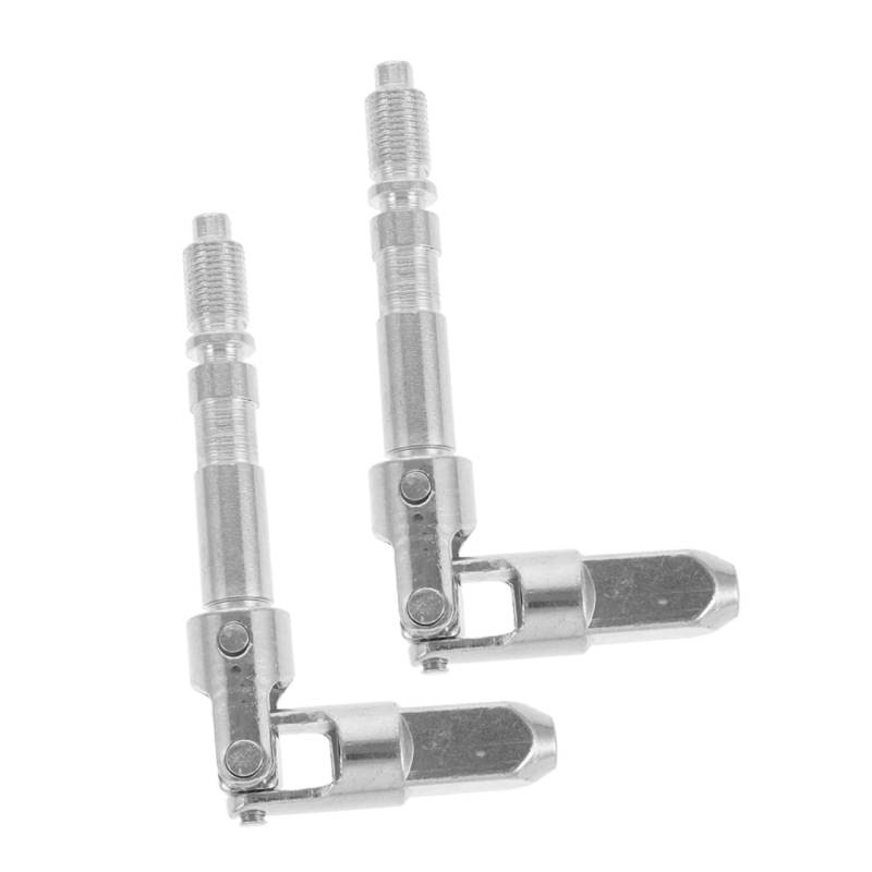 NUOBESTY 2 Stück Horizontaler Doppelpumpenwagenheber Wagenheberteile Wagenheberersatzteile Hydraulikwagenheberteile Hydraulikwagenheber Reparatursatz Eisen Silber von NUOBESTY