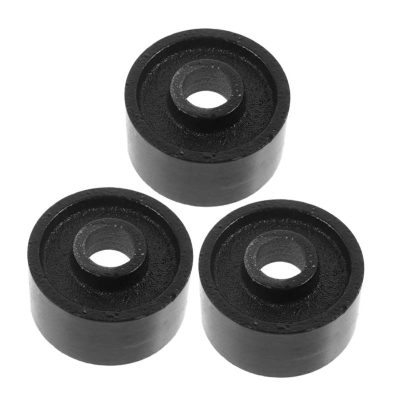 NUOBESTY 3 Stück Jack-Zubehör Produkte Wagenheberstange Wagenheber hydraulisch Autobuchsen pneumatischer Wagenheber Austausch des Wagenhebergriffs Wagenheberrad Stahl Black von NUOBESTY