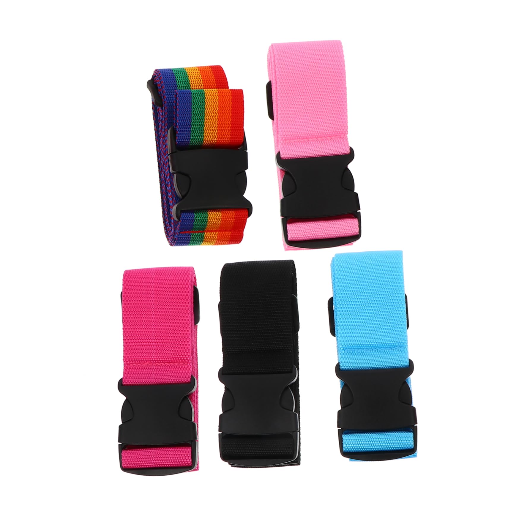 NUOBESTY 5 Stück Gepäckband Befestigungsgurte Kofferpackgurte Koffer gurtband Gepäck Packband Spanngurte mit Schnalle Gepäckgurte Gürtel binden Hochwertiges PP-Gurtband Zufällige Farbe NUOBESTY 5 Stück Gepäckband Befestigungsgurte Kofferpackgurte Koffer gurtband Gepäck Packband Spanngurte mit Schnalle Gepäckgurte Gürtel binden Hochwertiges PP-Gurtband Zufällige Farbe von NUOBESTY