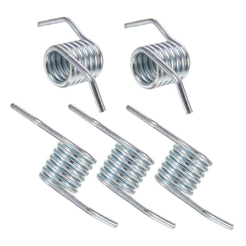 NUOBESTY 5 Stück Wagenheber Federn Teile Schwer 3 Tonnen Hubfeder Hochleistungsfeder Pflicht Hydraulische Wagenheberfeder Ersatz Boden Frühling Heben Eisen Silver von NUOBESTY