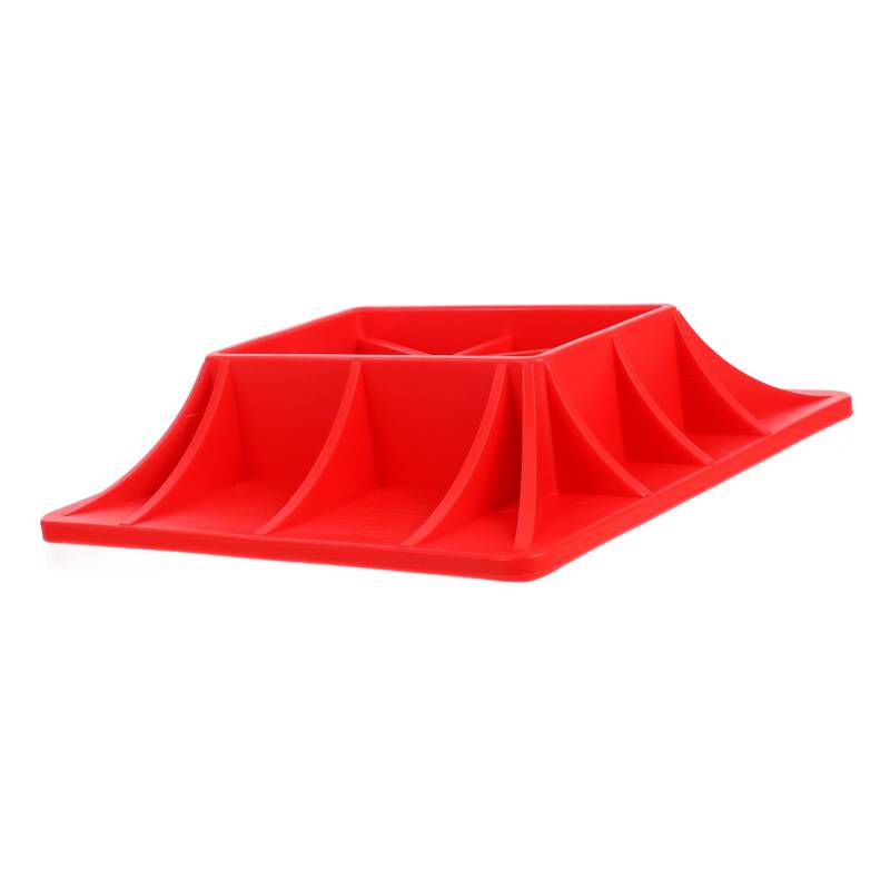 NUOBESTY Basishalterung Wagenheberpolster Anheben Schutzvorrichtungen Für Hydraulische Wagenheber Jack-Pads Bodenheberauflage Hydraulische Wagenheberauflagen Kieselgel Rot von NUOBESTY