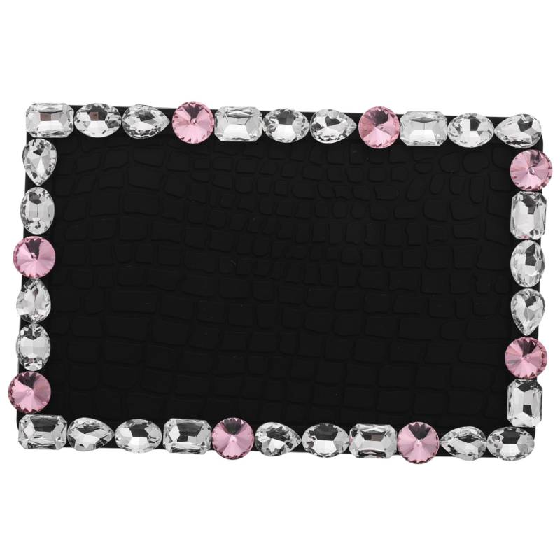 NUOBESTY rutschfeste Matte Gummimatte Fürs Auto Bling Automatten Auto Ablage Auto Armaturenbrett Organizer Armaturenbrett Dekorationen Damen Armaturenbrettmatten Für Autos von NUOBESTY
