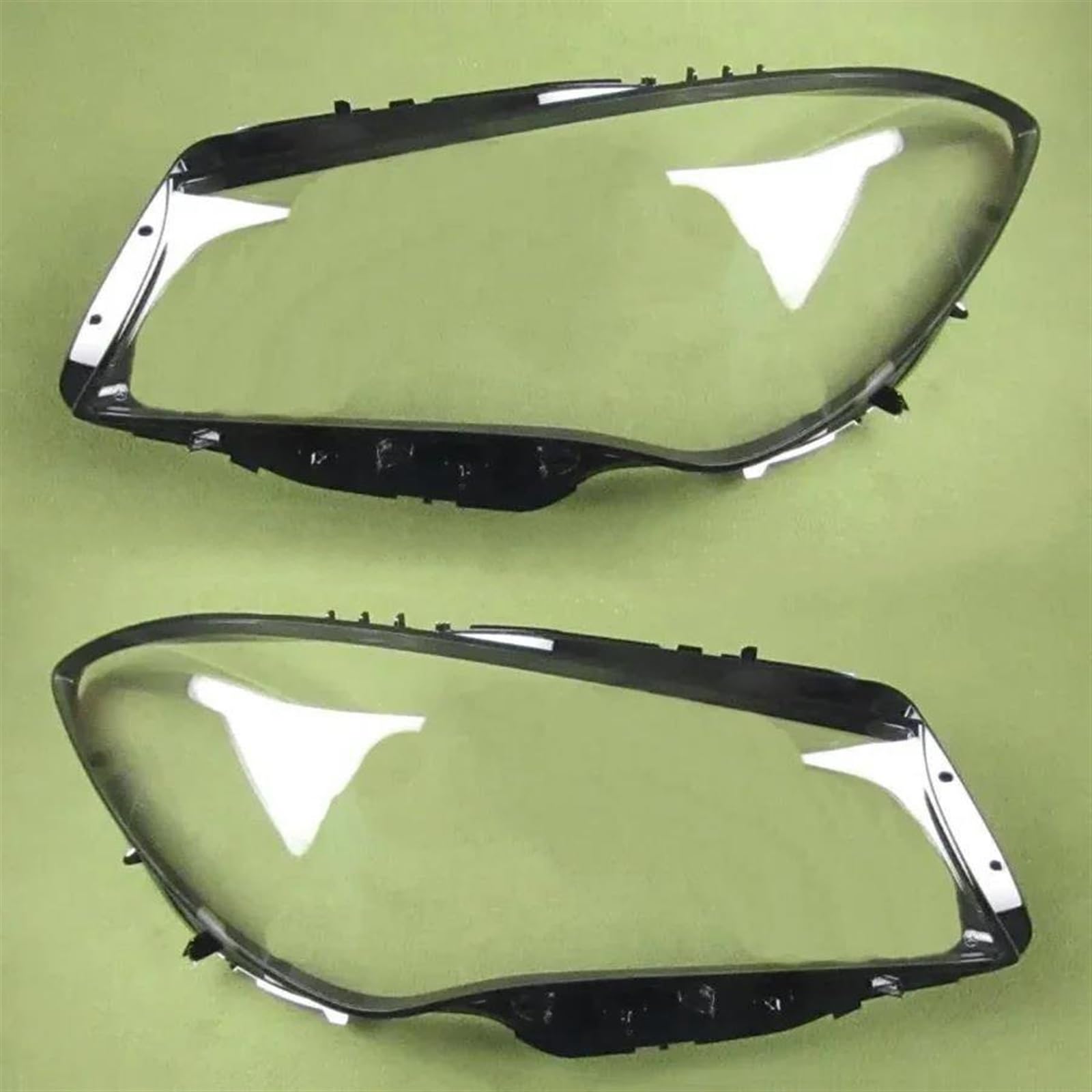 Kompatibel Mit Benz W117 Für CLA 2016 2017 2018 2019 Autoscheinwerfer-Abdeckung Lampenschirm Scheinwerferlinsenabdeckung Scheinwerferschale Transparenter Lampenschirm Scheinwerferglas(Pair) von NUOSDEX