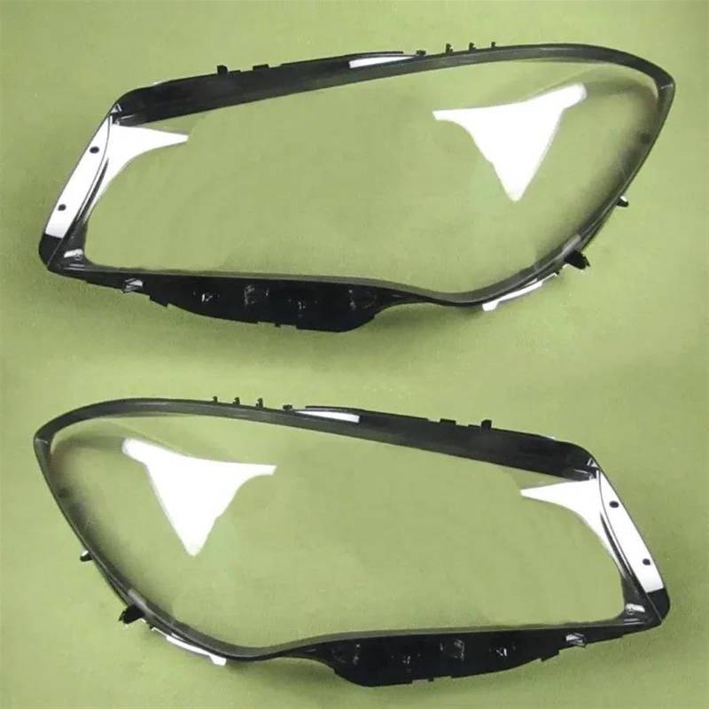 Kompatibel Mit Benz W117 Für CLA 2016 2017 2018 2019 Autoscheinwerfer-Abdeckung Lampenschirm Scheinwerferlinsenabdeckung Scheinwerferschale Transparenter Lampenschirm Scheinwerferglas(Pair) von NUOSDEX