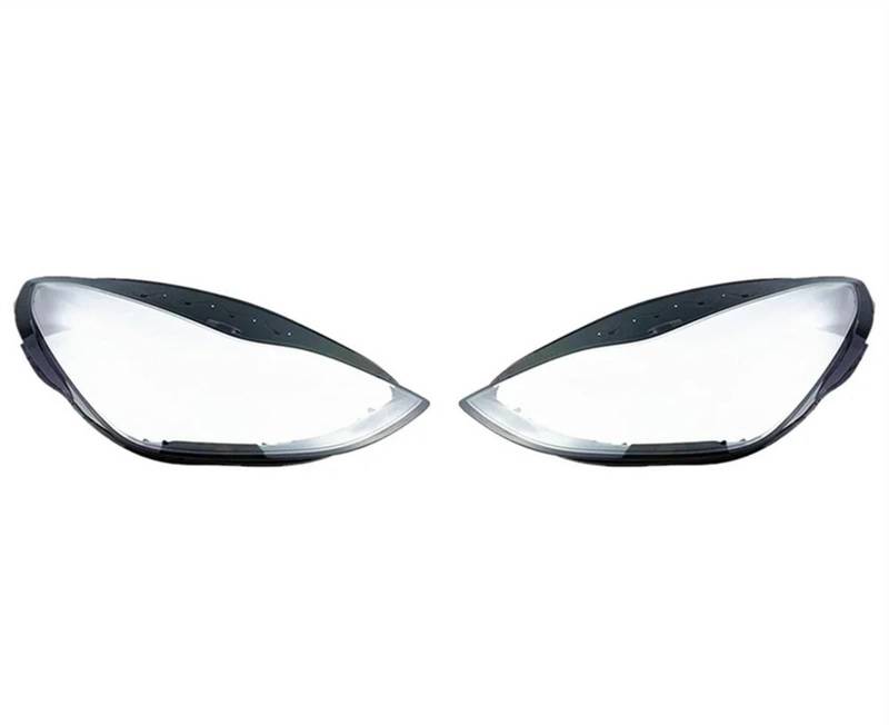 Kompatibel Mit Tesla Für Model 3 Y 2019 2020 2021 2022 Auto-Scheinwerfergehäuse Auto-Lichtgehäuse Transparenter Lampenschirm Lampengehäuse Scheinwerfer-Objektivabdeckung Scheinwerferglas(Without Lens von NUOSDEX