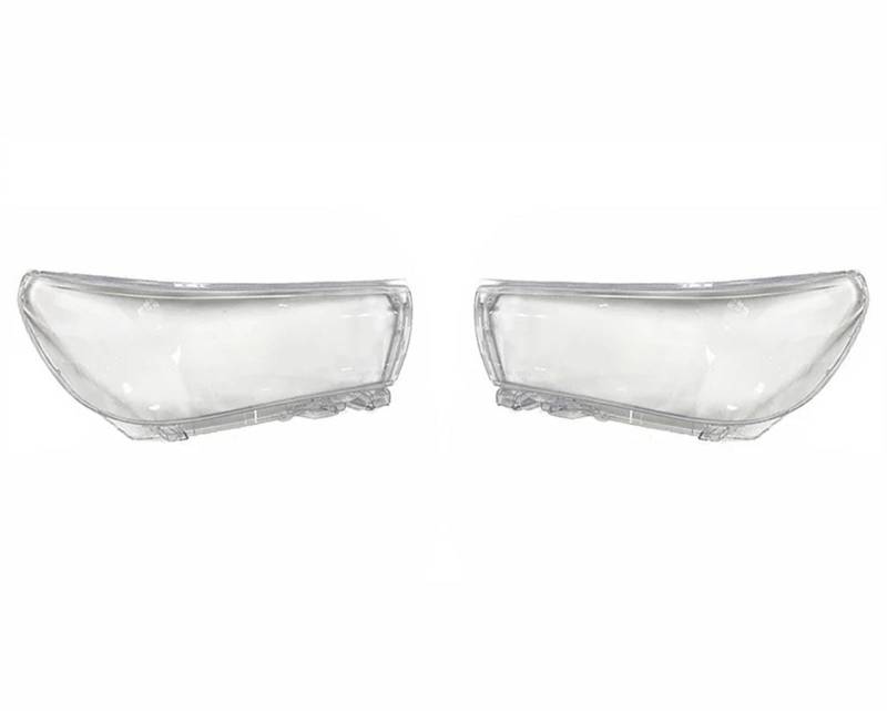 Kompatibel Mit Toyota Für Hilux 2016 2017 2018 Auto-Scheinwerferlinsenabdeckung Auto-Scheinwerferschalenabdeckung Lampenschirm Ersetzen Scheinwerferabdeckungsgehäuse Scheinwerferglas(Pair) von NUOSDEX