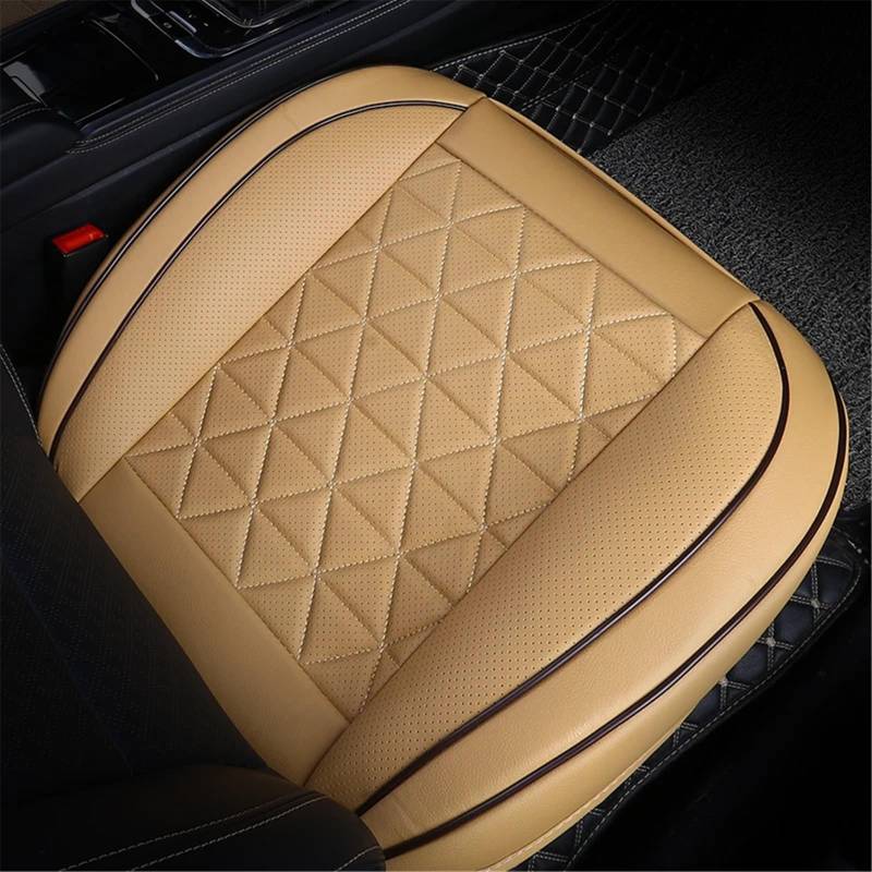 NUOSDEX Auto sitzkissen Universal Auto Sitz Abdeckung Protector Eingewickelt Vordersitz Kissen Innen Sitz Matte Auto Zubehör Auto Kissen Schutz Matte(Yellow) von NUOSDEX