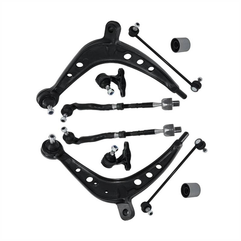 NUOSDEX Kompatibel Mit 3er-Serie 325xi 330xi 2001 2002 2003 2004 2005 31121096221 Vordere Querlenker-Kugelgelenke Stabilisatorverbindungsbuchsen-Aufhängungssätze Querlenker von NUOSDEX