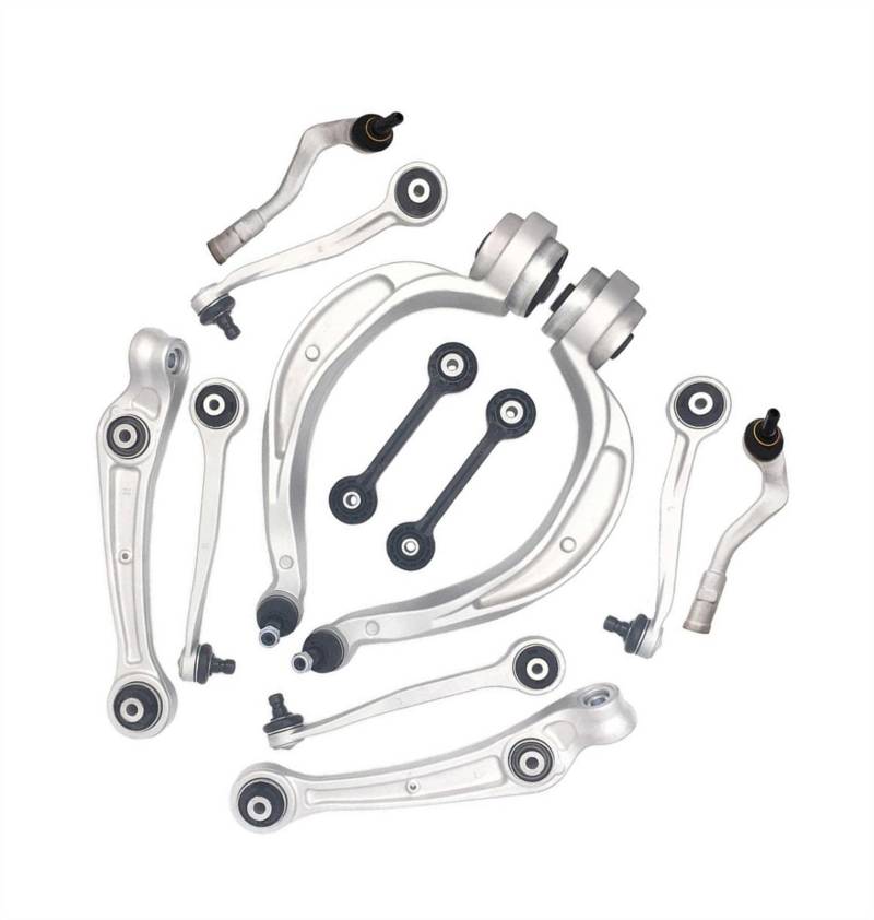 NUOSDEX Kompatibel Mit A4 Für Quattro Für A4 S4 S5 2012 2013 2014 2015 A5 RS5 Q5 8K0407693AD Vorderer Unterer Querlenker Spurstangenkopf Aufhängungssatz Querlenker von NUOSDEX