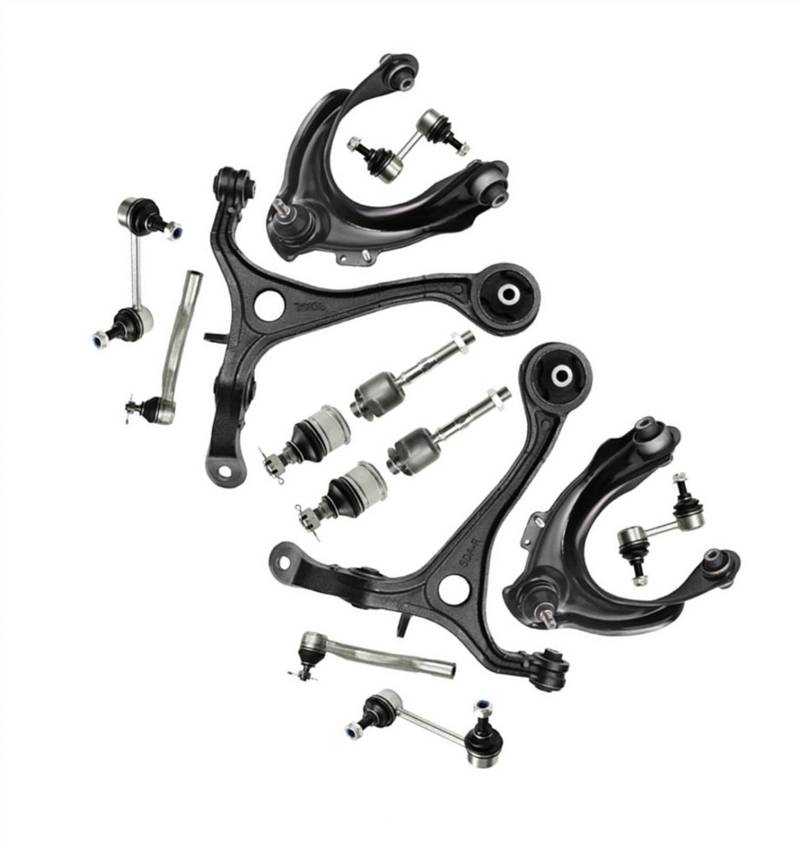 NUOSDEX Kompatibel Mit Accord 2005 2006 2007 2003 2004 Vorderradaufhängung Oberer Unterer Querlenker Stabilisator Spurstangenmanschetten-Kits Querlenker Querlenker von NUOSDEX