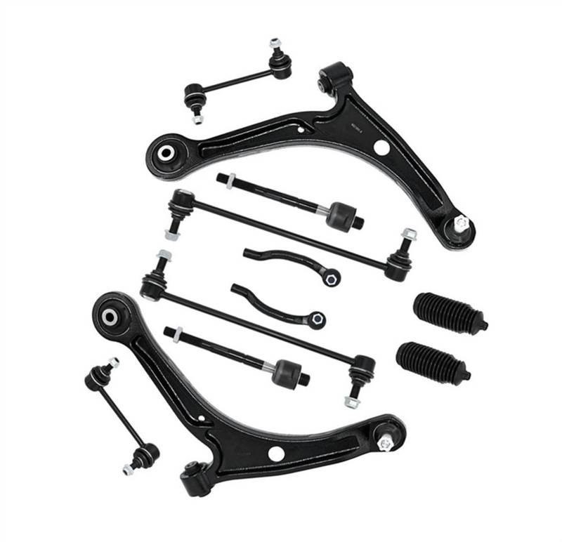 NUOSDEX Kompatibel Mit Acura Für MDX 2001 2002 2003 2004 2005 51360S3VA00 51350S3VA00 Vorderradaufhängungssatz Querlenker Kugelgelenk Spurstangenkopfsatz Querlenker von NUOSDEX