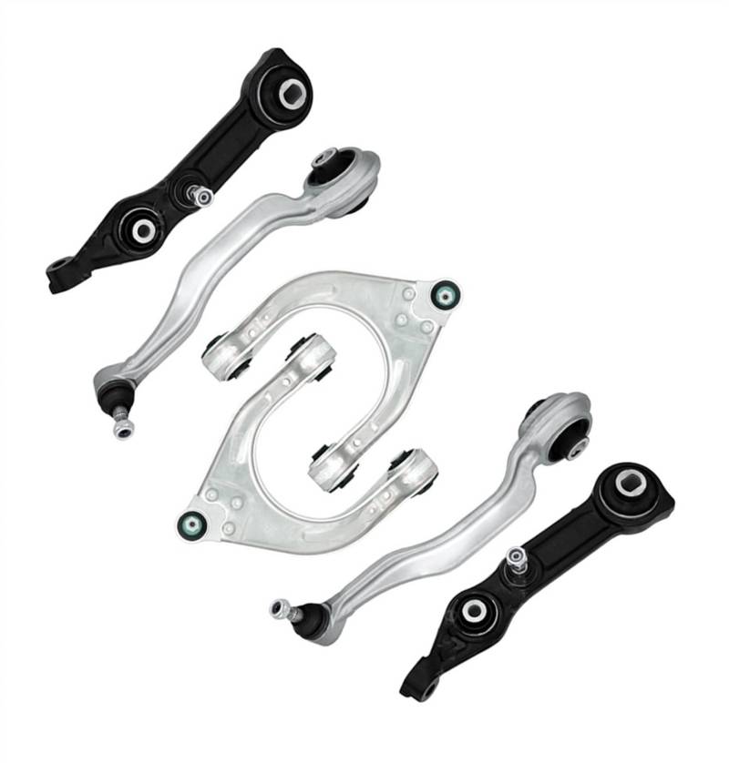NUOSDEX Kompatibel Mit Benz W211 Für E320 2005 E550 2007 2008 2009 E500 E350 Vordere Obere Untere Aufhängungsquerlenker-Kits Teile 2303301711 2303301811 Querlenker von NUOSDEX