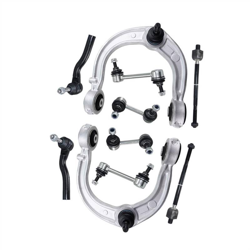 NUOSDEX Kompatibel Mit Cadillac Für Cts RWD 2003 2004 2005 2006 2007 25752924 Vordere Obere Querlenker Spurstangenaufhängungsstabilisator-Verbindungssätze 10-TLG. Querlenker von NUOSDEX