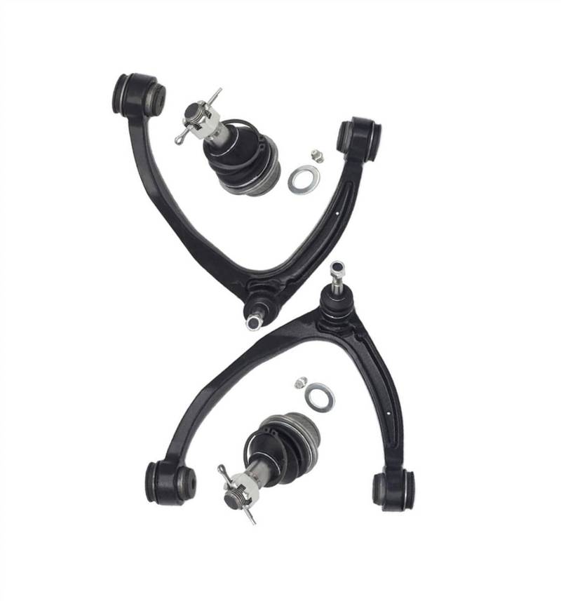 NUOSDEX Kompatibel Mit Cadillac Für Escalade Esv 2007 2008 2009 2010 2011 2012 2013 2014 Vorderer Oberer Querlenker Kugelgelenksatz Wishbone-Aufhängungsarm Querlenker von NUOSDEX