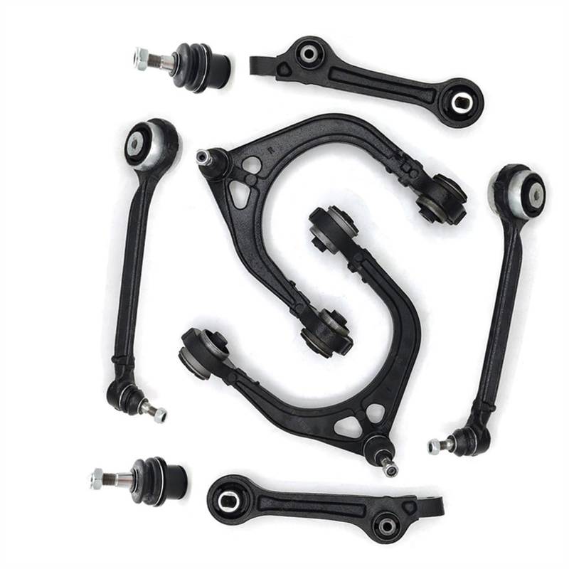 NUOSDEX Kompatibel Mit Chrysler 300 2011 2012–2015 2016 2017 2018 2019 4782665AB 4782666AB Vorderradaufhängung, Oberer Und Unterer Querlenker, Kugelgelenksatz, 8-teilig Querlenker von NUOSDEX