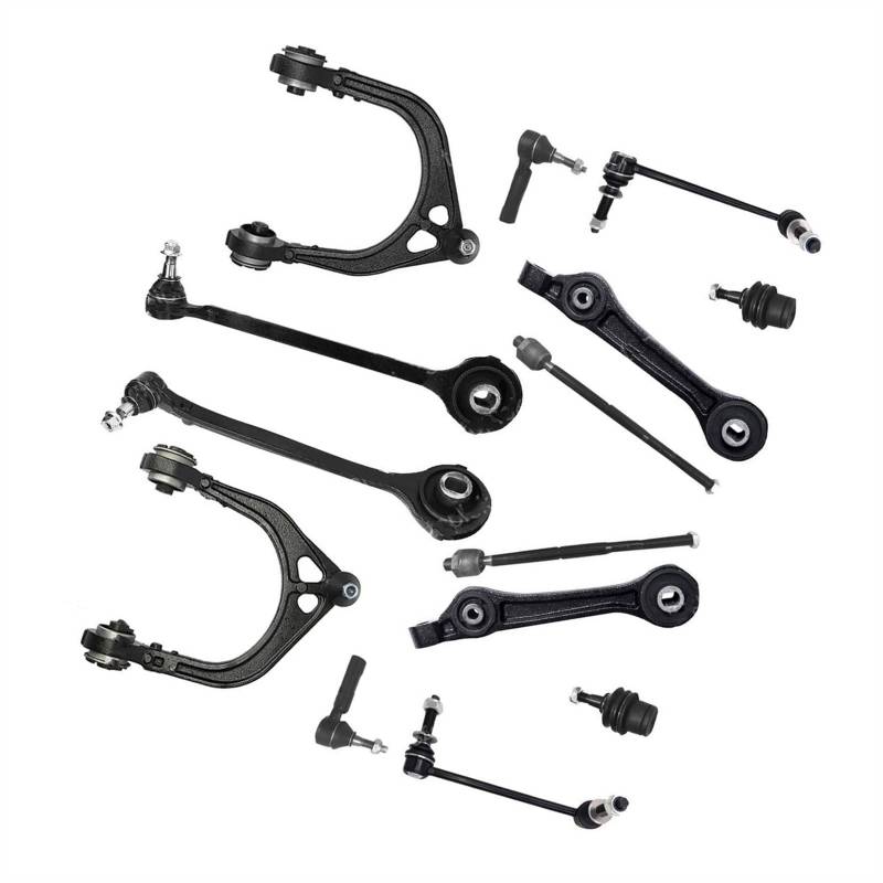 NUOSDEX Kompatibel Mit Chrysler 300 RWD 2005 2006 2007 2008 2009 2010 4782665AB 4782666AB Vorderer Oberer Unterer Querlenker Aufhängung Querlenkersatz Querlenker von NUOSDEX